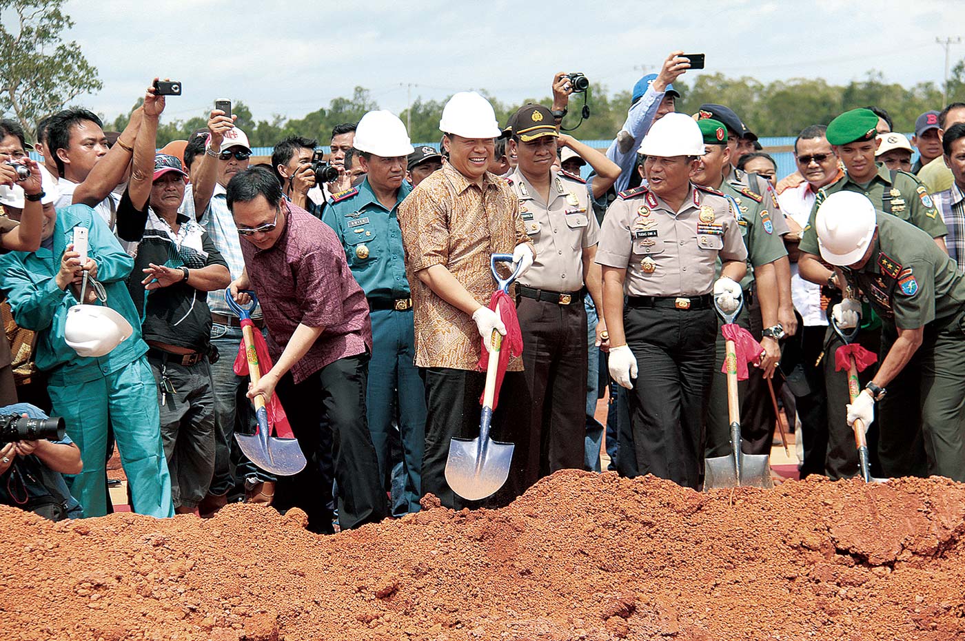 In 2014, the foundation was laid for the new Alumina plant in Indonesia